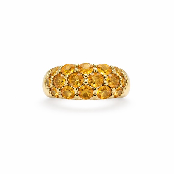 S925 Spessartine Garnet AAA Quality Ring